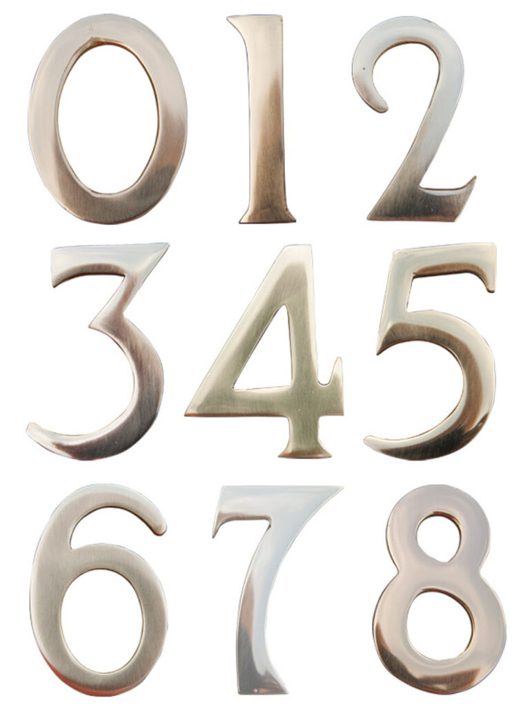3in Brass Numbers (I-NUM2)