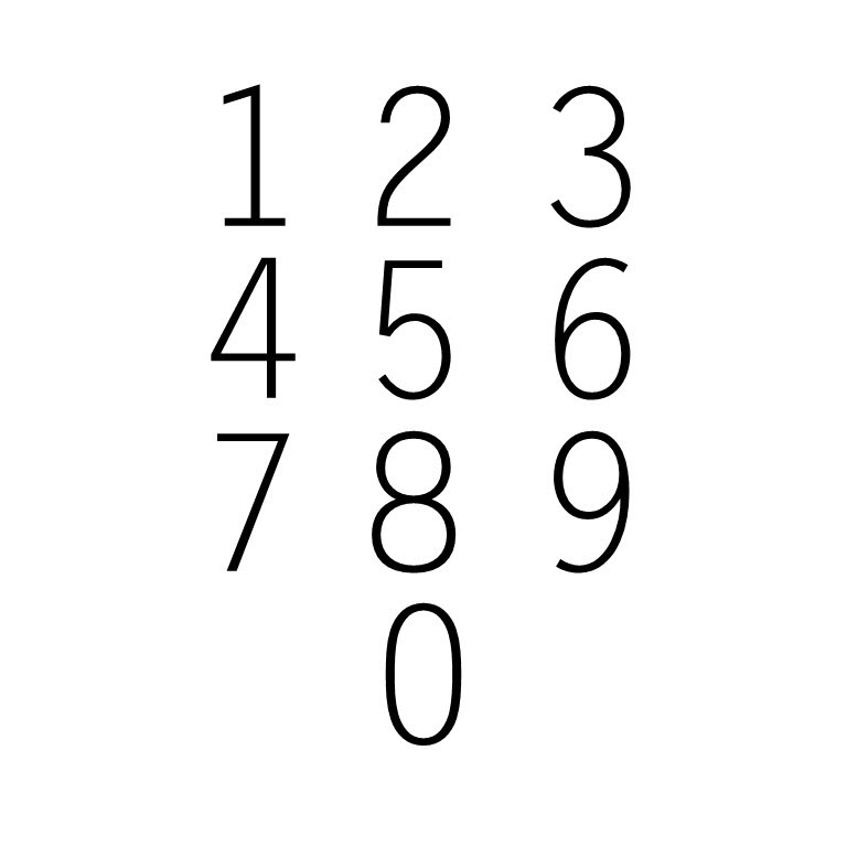 Letter Gothic Font (P-NUM19)