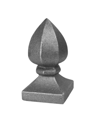 Steel Spade Finial (P-F3)