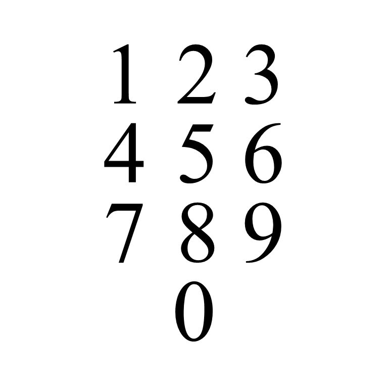 Symbol Font (P-NUM24)