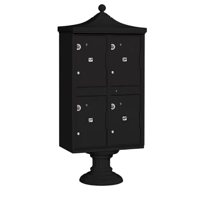 Cluster Mailbox Model 3306R - Regency 8 Door Cluster Box w/ 4 Parcel Doors (S-M12)