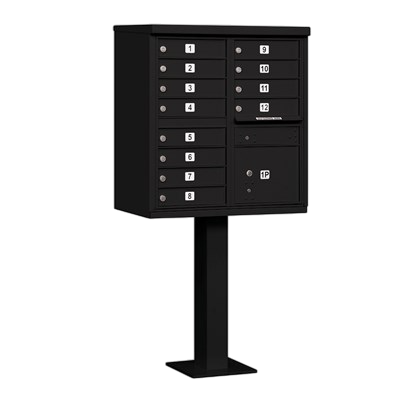 Cluster Mailbox Model 3312 - 12 Door Cluster Box w/ 1 Parcel Door (S-M3)
